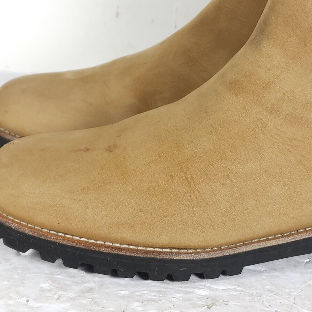 Samuel Hubbard Women's US 9,5 Ginger Nubuck Leather Pull On Ankle Chelsea Boots - Picture 12 of 16